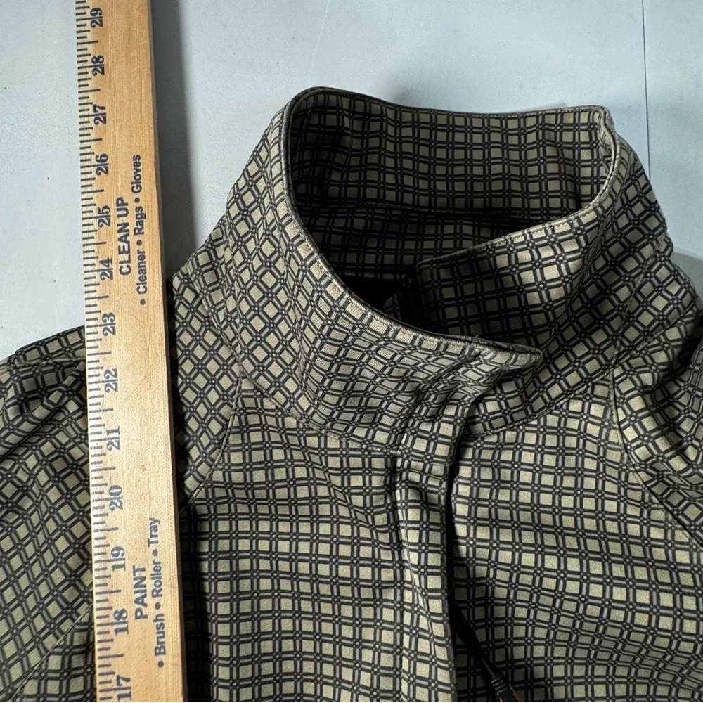 Kerrits Equestrian Softshell Riding Plaid Jacket Zip‎ Water Resistant Women’s S
